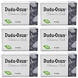 Dudu-Osun Pure (parfümfrei) - Schwarze Seife aus Afrika (6 x 150 g)