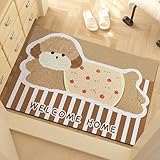 Fußmatte Khaki Muster Schmutzfangmatte Eingangsbereich Fussmatte Innen & Außen, rutschfeste Türmatte， Fußmatten Haustür Waschbar