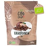 Kakaobohnen Roh Bio - 500g. Rohe Kakaobohnen Ungeröstet zum Essen aus Guatemala. Raw Cacao Beans Kakao Bohne Ganze Sorte Criollo. Bbiologischer Anbau.
