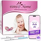 Easy@Home 40 Ovulationstest + 10 Schwangerschaftstest: Fruchtbarkeitstest für Frauen Kinderwunsch: Empfidlich Eisprung Teststreifen 25 mIU/ml - 40 LH + 10 HCG Test