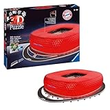 Ravensburger 3D Puzzle 12530 - Allianz Arena Night Edition - FC Bayern München Fanartikel - leuchtet im Dunkeln - Geschenkidee für Bayern-Fans ab 8 Jahren, Fußball Geschenke Jungen und Mädchen