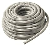 Generic Kondensatschlauch, 16mm, 10m, Weiß, PVC, 5bar, Spiralschlauch, Glatte Innenseite, Druckbeständig, Unterputzverlegung, Kondensatabfluss, 1x