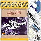 Cryptic Killers Detektivspiel - Cold Case - Mordfall lösen Spiel – Krimispiel für Erwachsene – Kriminalfälle lösen - Mord IM Magic Mirror Casino