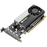 PNY NVIDIA T1000 Professionelle Grafikkarte 4GB GDDR6 PCI Express 3.0 x16, Single Slot, 4X Mini-DisplayPort, 8K Support, Ultraleiser aktiver Lüfter, VCNT1000-PB