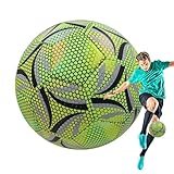 Generisch Leuchtfußball, Sport Outdoor Leuchtball, Wasserdichter Fußball für Spaß Kinder Geburtstagsfeiern Spiele Sporttraining Weihnachten und Outdoor