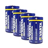 Varta Batterie 4er-Pack Varta Industrial 4020 Alkaline Mono D / LR20 / MN1300, 481386