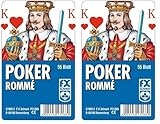 Ravensburger Poker/Rommé - Kartenspiel ab 8 Jahre (Packung mit 2)