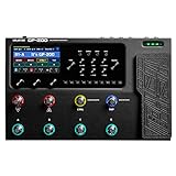 Valeton Gitarren Bass Effektpedal Multi-Effekte Prozessor Gitarren Bass Amp Modeling IR Cabinets Simulation mit FX Loop MIDI I/O Expression Pedal Stereo OTG USB Audio Interface GP-200