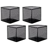 Wasserpflanzbeutel – Teich-Pflanztöpfe, atmungsaktive Stoffwurzelbehälter, Wassergarten-Pflanzbeutel, Netzkorb-Design, 4 Stück, große Gartenbedarf, Wassergärtenbeutel zur Dekoration