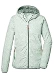 killtec Damen Funktionsjacke mit Kapuze, Outdoorjacke packbar KOS 69 WMN JCKT, hell mint, 44, 41348-000