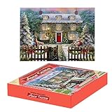 Puzzles 1008 Teile - Herausfordernde Weihnachts-Puzzle-Spiele | Denkspiele Familienspiele Interaktive Spielzeuge - Für Geburtstag Feiertag Party Gastgeschenke Kinder Freunde Weihnachtsdekoration