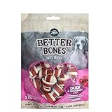 Zeus BetterBones, Kauknochen fuer Hunde, mit Entenfleisch- und Cranberrygeschmack, 7,5cm