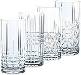 Nachtmann 4-teiliges Longdrink-Set, Kristallglas, 445 ml, Highland, 0097784-0