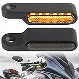 evermotor 6 LED Universal 12V 2 Stück E24 Mini Motorrad LED Blinker, Aluminiumlegierung im Feinguss IP67 Wasserdicht E geprüft