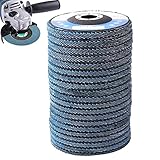 Fächerscheiben mit hoher Dichte – 115 mm 4,5 Schleifscheiben | Professionelle Beseitigung von Lagerbeständen und Rost, Hochleistungskantenschleifen