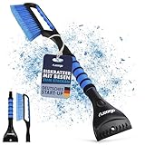 LICARGO Eiskratzer Auto mit Besen XXL [67cm] [Steck-System] | Lackschonende Borsten & Große Kante | Schnee, Schneebesen Auto Eiskratzer mit Besen, Auto Winter Zubehoer, Scheibenkratzer Auto