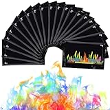 Herefun Buntes Feuerpulver 10g x 20, Bunte Farbwechsel Feuerfarben Set für Halloween und Weihnachten