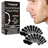 Nosestripes Mitesser, Nosestripes Blackheads, Nasenstrips, Blackhead Clear-Up Strips, Nasenstrips für Männer und Frauen, Mitesser-Streifen, Clearing Up Strips, Pore Strips for Blackheads, 20 Stück,New