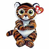 TY - Beanie Babies Tiger Clawdia - 15 cm, 2009124, Braun