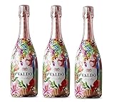 3 Flaschen Valdo Paradise Rose Brut Vino Spumante 11,5% Vol. a 0,75l a 750ml + Space Riegel von Onlineshop Bormann