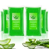 YAOBLUESEA 6 Pack Paraffinwachs, 2700g Aloe Vera Nachfüllung Paraffinwachs Blöcke für Paraffinbad Hände und Füße, Lindert Muskelermüdung, Spendet Feuchtigkeit und Nährt