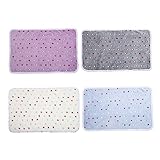 TOYANDONA 4Stücke Haustierdecke Weiche Schlafmatte für Katzen Flauschige für Hundebetten Sofas und Autos