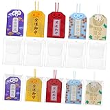 VALICLUD 20 STK Segen Tasche Japanische Segenstasche Beutelanhänger Omamori Schlüsselanhänger Ornamente feng famaliguy glucksbringer Omamori-Charme Glücksbeutel im japanischen Stil Leinen