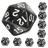 MILISTEN 10 Stück Teiliges Digitale Unterrichtswürfel für Multifunktionale Seitenwürfel für Mathematik und Spiele Robuste Seitige Würfel zum Rechnen und Lernen