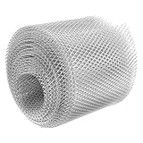 HOLIDYOYO Dachrinnen Schutzgitter Aluminium Effektiver Laubschutz für Regenrinnen Verhindert Verstopfungen Verbessert die Entwässerung und Schützt das Fundament vor Wasserschäden