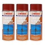3x Wilckens Spraydose 400ml Rostschutz Grundierung Grundierspray Spray Sprühlack