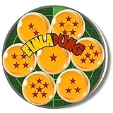 12x EINLADUNGSKARTEN mit Dragon Wunsch Ball Design in Hochglanzoptik für coole Mädchen & Jungen Anime Cartoon Kindergeburtstag Party