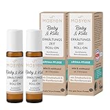 MABYEN Baby & Kids Erkältungszeit Roll-On 2er Set (2 x 10 ml) – mit Zirbelkiefer, Bio-Kamille & Bio-Mandelöl – natürliche Aroma-Pflege für Babys ab 3 Monaten – vegan & dermatologisch getestet