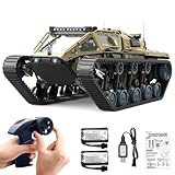 Mostop Remote Control Tank 1/16 Scale High Speed RC Tank Offroad Crawler für Kinder, 2.4Ghz Remote Control Crawler Drift Tank Army Truck mit 2 Batterien, 360°Rotating Drifting Truck Toy Gifts