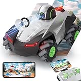 Ferngesteuertes Auto mit Kamera für Kinder, RC Auto mit 5G FPV 1080P HD Kamera, FPV Auto Spielzeug 2 Batterien für 60 Minuten Spiel, Geschenke für Kinder Jungen Mädchen