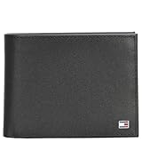 Tommy Hilfiger Herren Geldbeutel Eton mit Münzfach, Schwarz (Black), Einheitsgröße