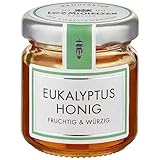 L.W.C. Michelsen - Eukalytus-Honig -Mini- (50g) | fruchtig & würzig | natürlich, ohne Zusätze | hochwertiger Honig | Honig-Spezialität | pure Natürlichkeit in einem Glas