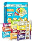 Sven Jack (Energy Cake) OUTDOOR Haferriegel Mix Box 24x 125g I Original Haferflocken Energieriegel I Vegane Haferriegel I Langkettige Kohlenhydrate & wenig Zucker I Verschiedene Sorten