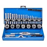 Gunpla Gewindeschneider Set Profi 32-tlg. Metrische M3-M12 Gewinde Schneider Bohrer Werkzeug Set für Feingewinde