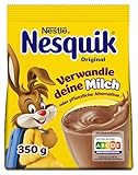 Nestlé Nesquik Original kakaohaltiges Getränkepulver, ideal für Milchshakes & heiße Getränke, 1er Pack (1 x 350g)