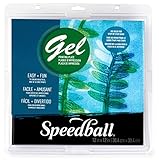 Speedball 12 X 12 Gel Printing Plate Geldruckplatte, farblos, 30,5 x 30,5 cm