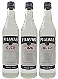 3 Flaschen Pilavas ouzo Nektar a 0,7 L 38% vol. + Space Keks gratis a 45 g von Onlineshop Bormann