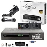 Leyf Satellite Receiver Digital Satellite Receiver (HDTV, DVB-S/DVB-S2, HDMI, SCART, 2X USB, Full HD 1080p) [Pre-Programmed for Astra, Hotbird and Türksat] + HDMI Cable