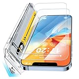 BENTIACC 9H+ Schutzfolie für Panzerglas für iPhone 12 Pro Max, Auto-Installation für 12 Pro Max Displayschutz, Fingerabdruck-ID Schutzglas, Blasenfrei Bruchsicher Full Cover Displayfolie-2 Stück