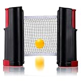 LTHERMELK Tischtennisnetze, Tischtennis, Netze Ausziehbares Tischtennisnetz Tragbares Ping Pong, Ersatznetz Ping Pong Net Paddel Spiel Tisch Zubehör, für Alle Arten von Tischen die Familie
