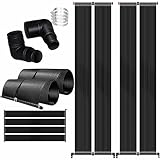 KESSER® Solarkollektor Poolheizung Warmwasser Heizung Solarheizung für Pools Schwimmbad l Beliebig erweiterbar l UV-beständiger Kunststoff (300 x 140 cm)