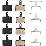 4 Paar Bremsbeläge Fahrrad Scheibenbremse für B01S, B03S,B05S, Fahrrad Bremsen Bike Beläge I Bremsbelag I Scheibenbremsbeläge High Performance für Deore, TRP, Tektro