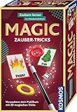 Kosmos 657413 Magic Zauber-Tricks, Zaubern Lernen im Handumdrehen, Mit Zauberstab und Utensilien für 20 magische Tricks, Kompaktes Format, Mitbringspiel, Experimentierset