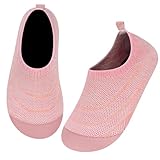 Kyopp Hausschuhe Kinder Turnschläppchen Mädchen Schläppchen Jungen rutschfest Leichte Pantoffeln Kinder Hausschuhe Atmungsaktive Weich Sommer/Winter