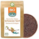 BIO Schwarze Senfkörner 250g - Deutscher Anbau - Würzen & Senf herstellen - PEPPERMINTMAN