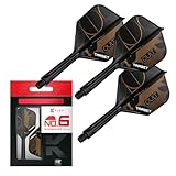 Target Darts K-Flex Cult Dart-Flights und Schäfte, No. 6 (Intermediate, 26 mm) | 3er-Set K-Flex mit integriertem Flight und Schaft, All-in-one-Schaft | Profi-Dartzubehör